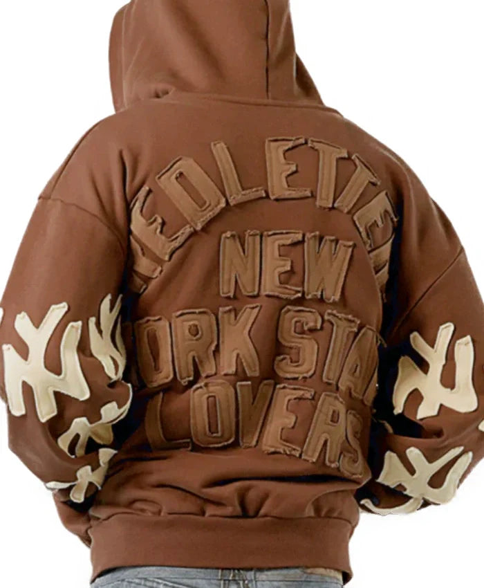 Khalen Saunders Brown Hoodie