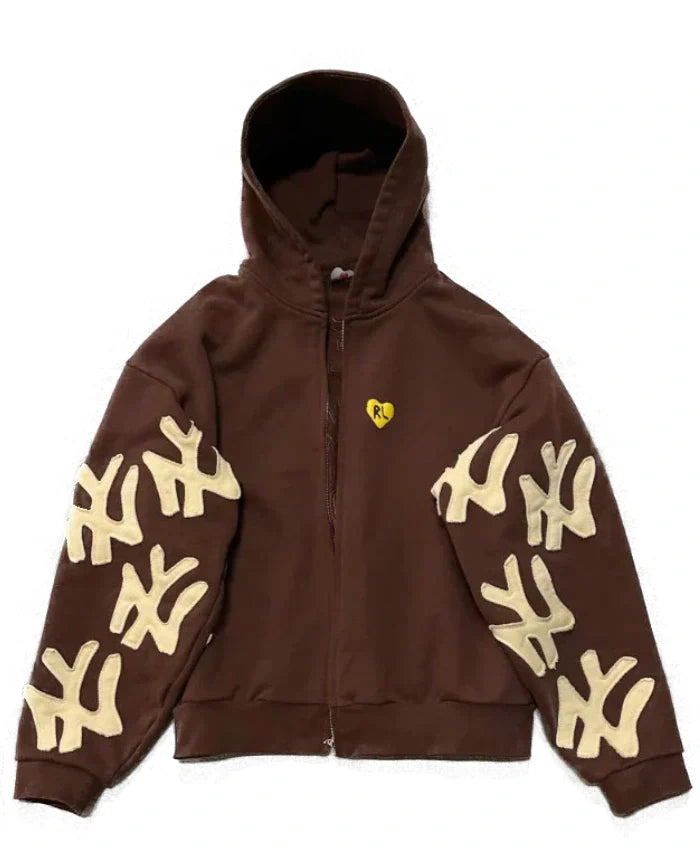 Khalen Saunders Brown Hoodie