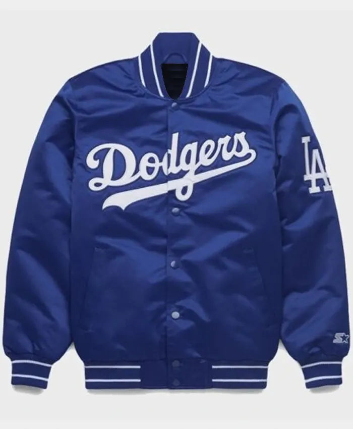 LA Dodgers Homage Starter Blue Varsity Jacket