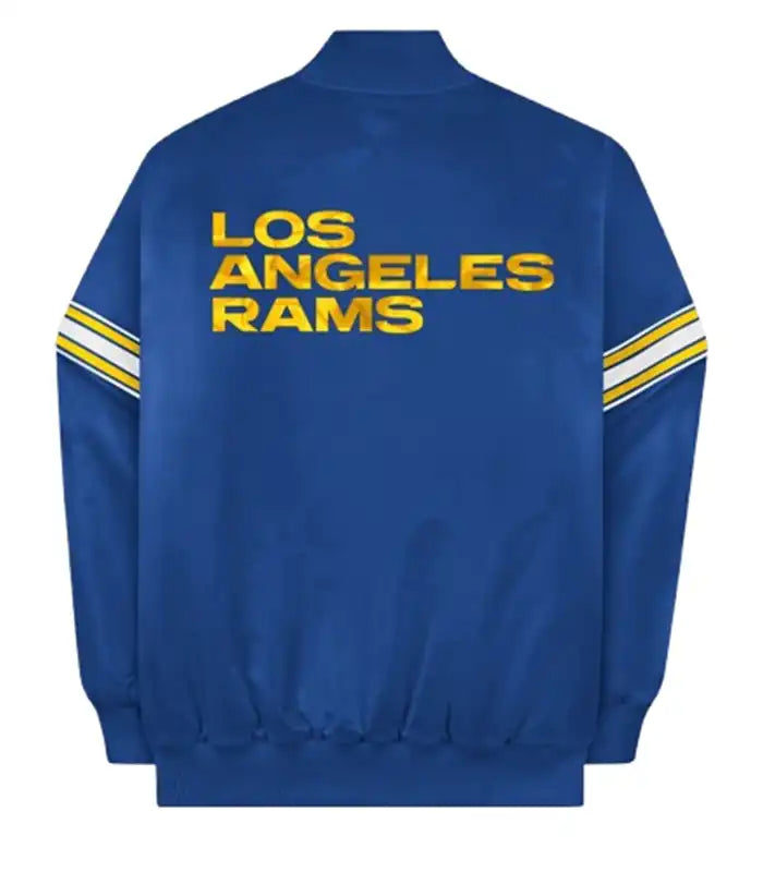 LA Rams Blue Varsity Jacket