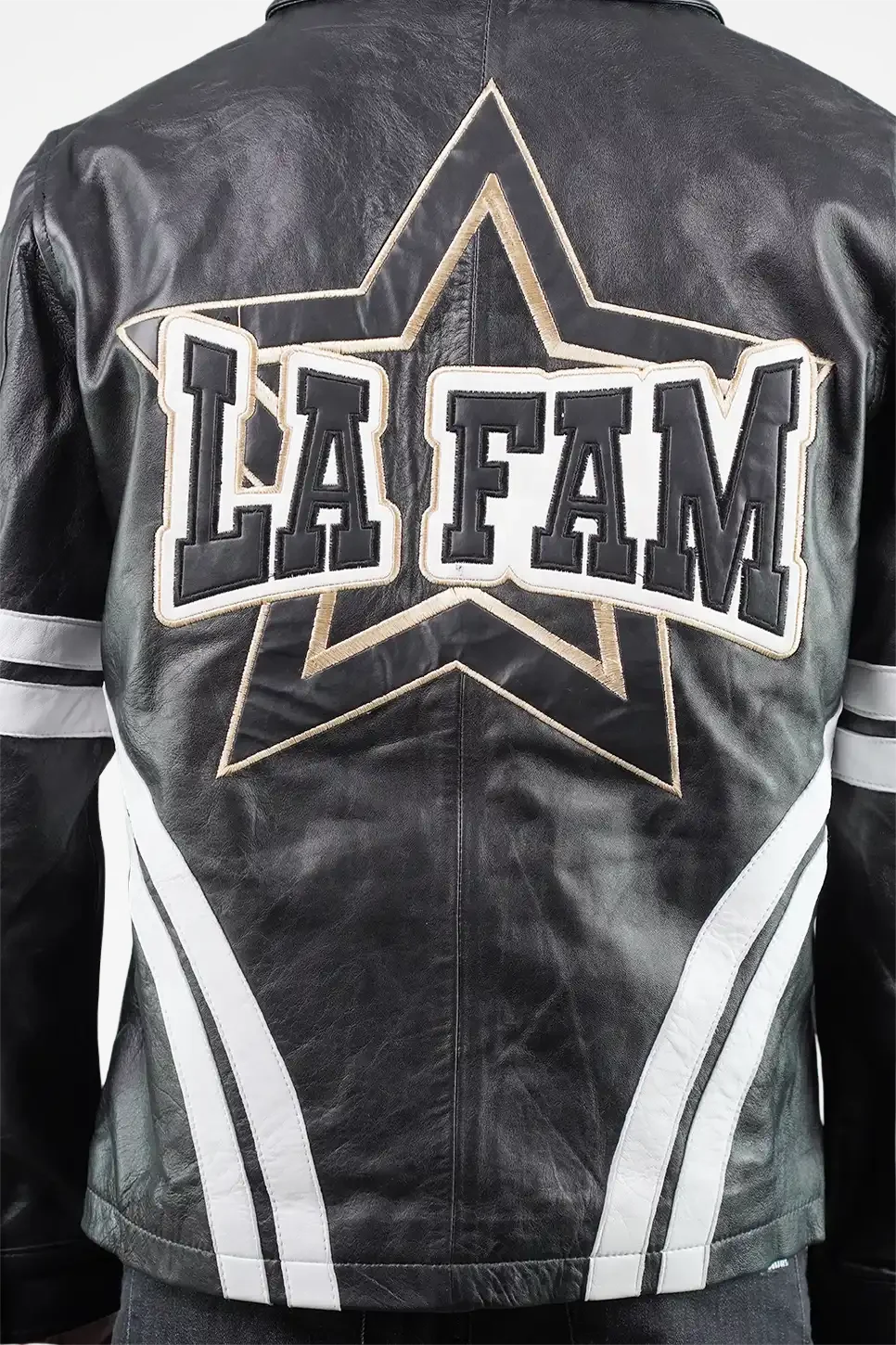 La Fam Retro Leather Jacket