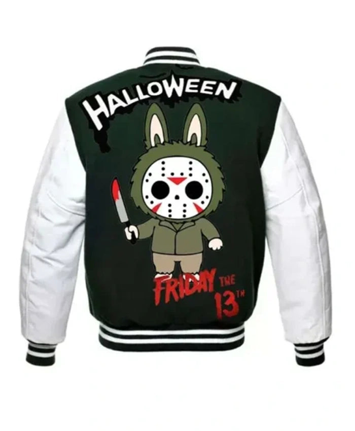 Labubu X Jason Voorhees Varsity Jacket