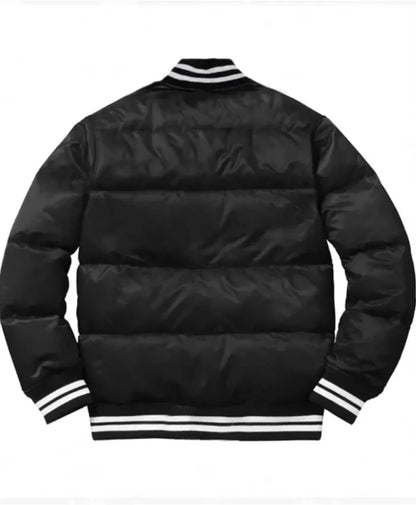 Las Vegas Raiders Black Bubble Varsity Jacket