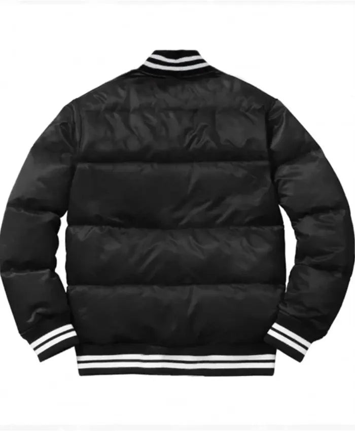 Las Vegas Raiders Black Bubble Varsity Jacket