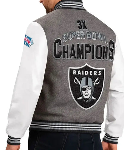 Las Vegas Raiders Challenger Varsity Jacket