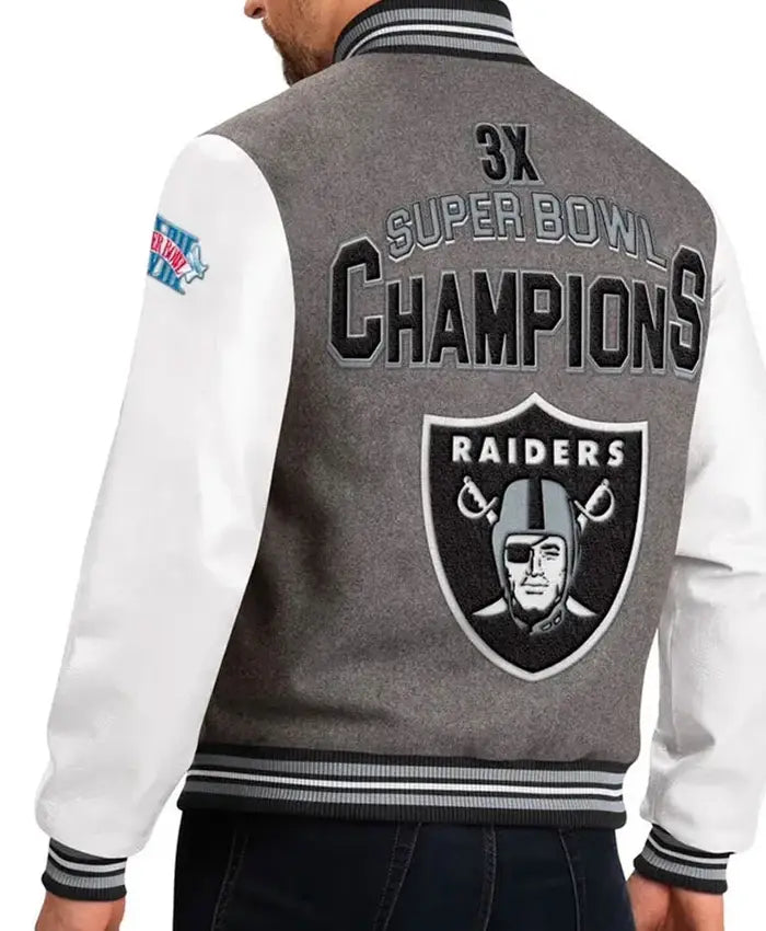 Las Vegas Raiders Challenger Varsity Jacket