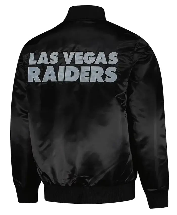 Las Vegas Raiders Exclusive Black Varsity Jacket