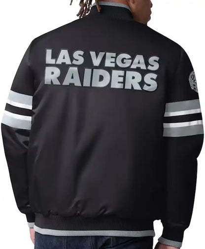 Las Vegas Raiders Starter Black Varsity Jacket