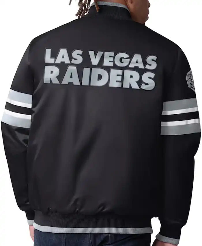 Las Vegas Raiders Starter Black Varsity Jacket