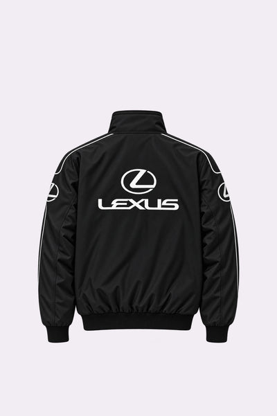 Lexus Vintage Black Racing Jacket - back view