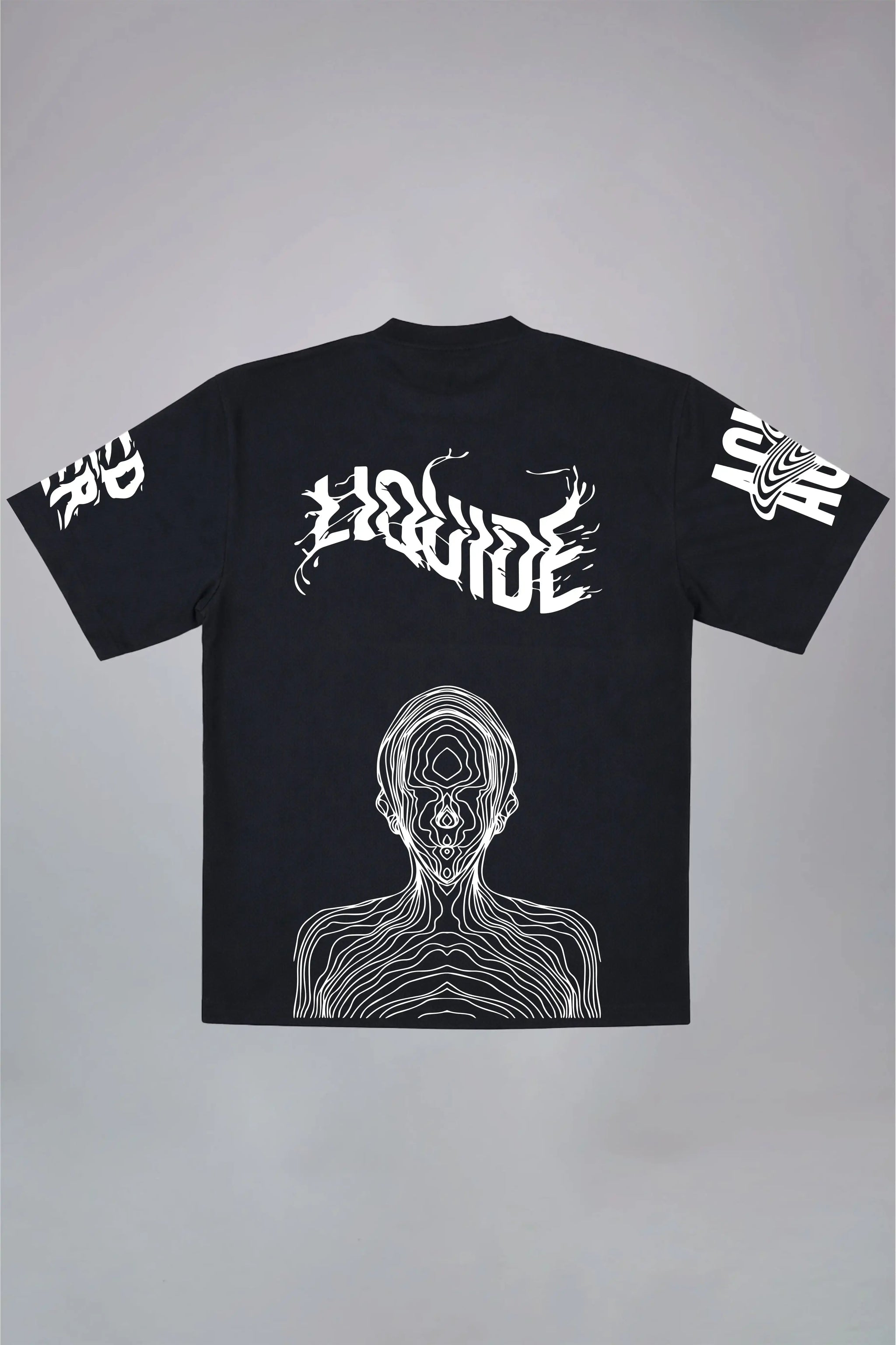 Liquid Black Oversized T-shirt