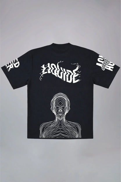 Liquid Black Oversized T-shirt
