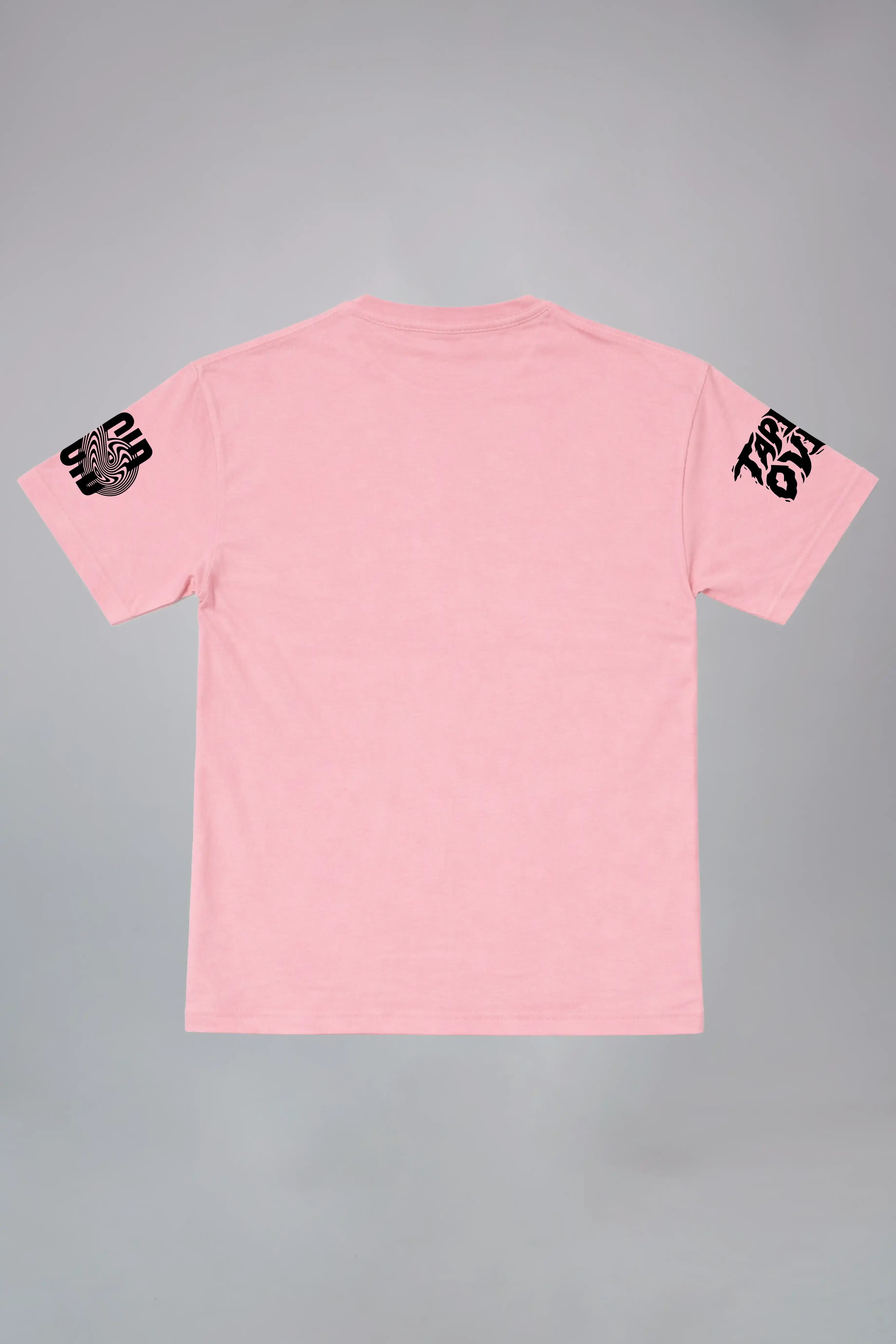 Liquid Black Oversized T-shirt Back look