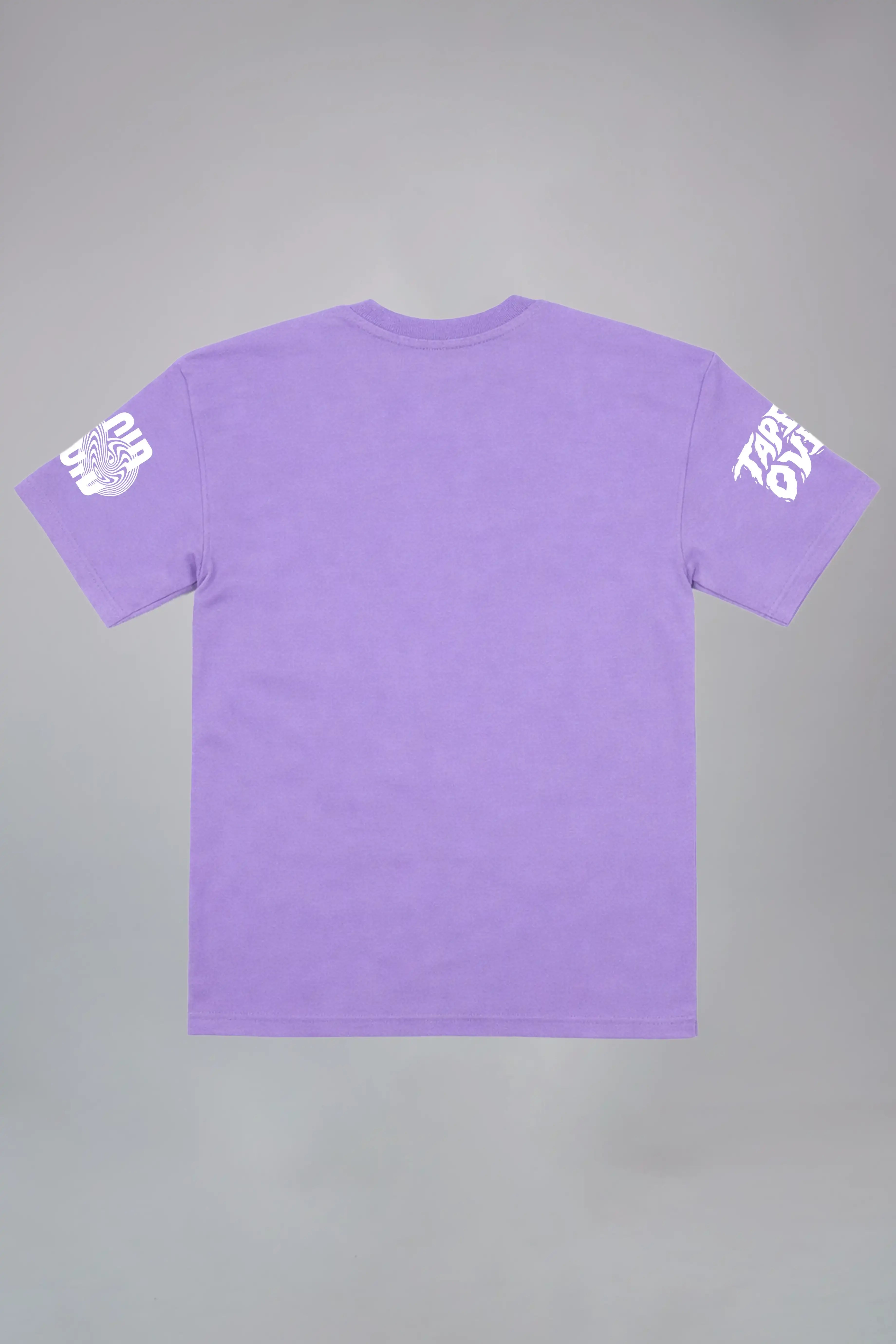 Liquid Black Oversized T-shirt Back look