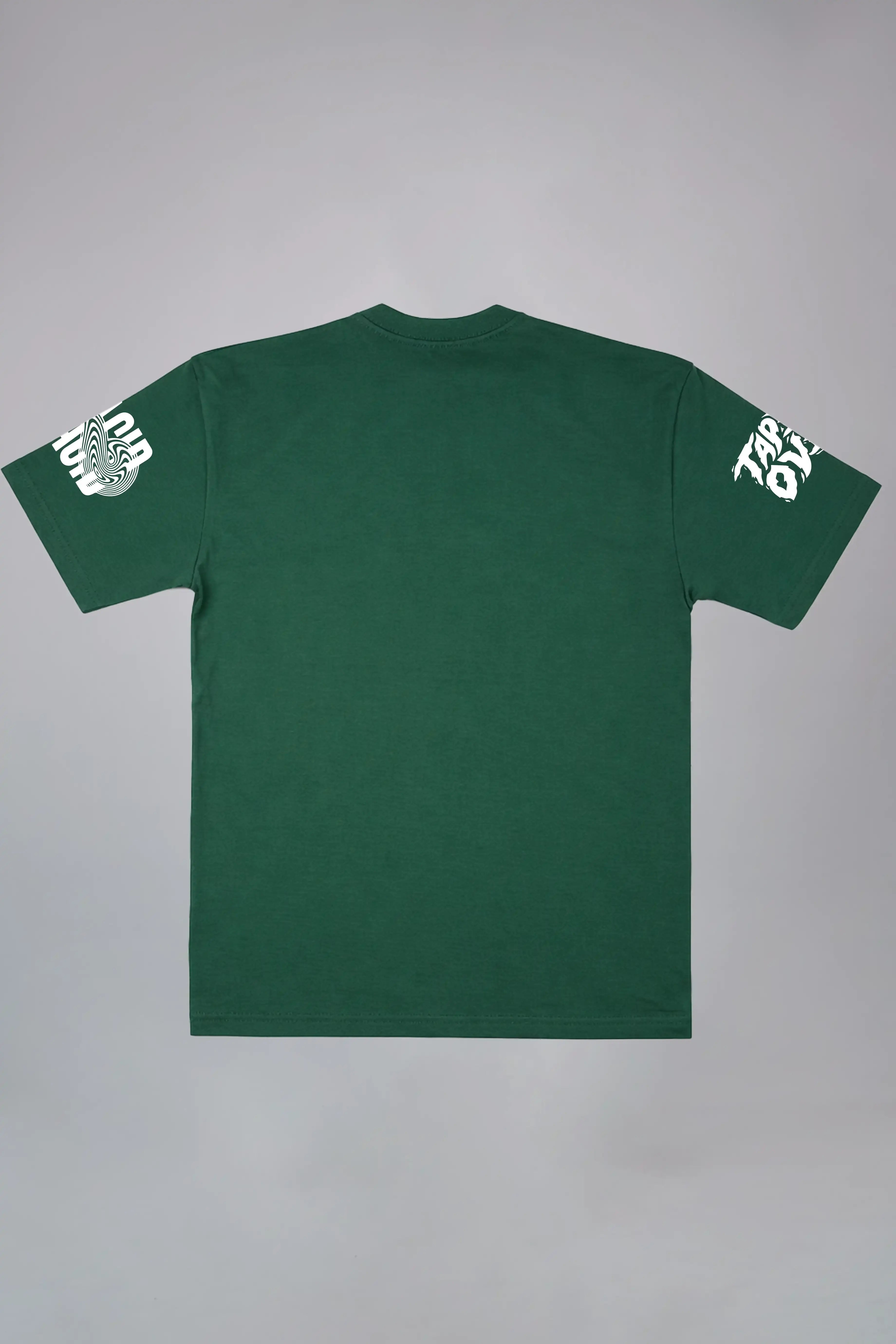 Liquid Black Oversized T-shirt Back look