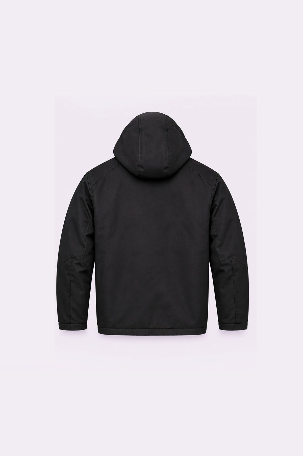 Black Hooded Trucker Jacket