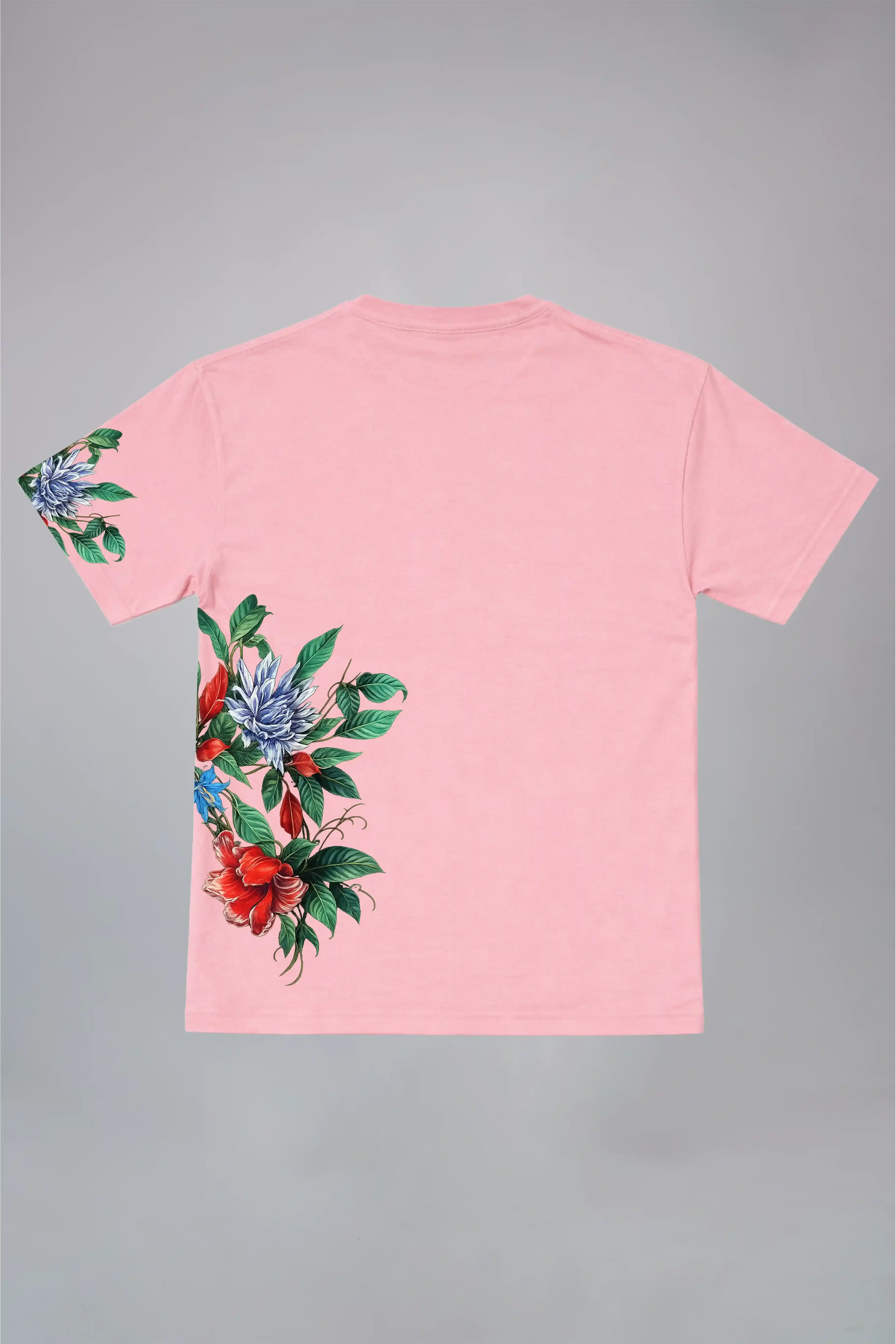 Midnight Floral Black Oversized T-Shirt