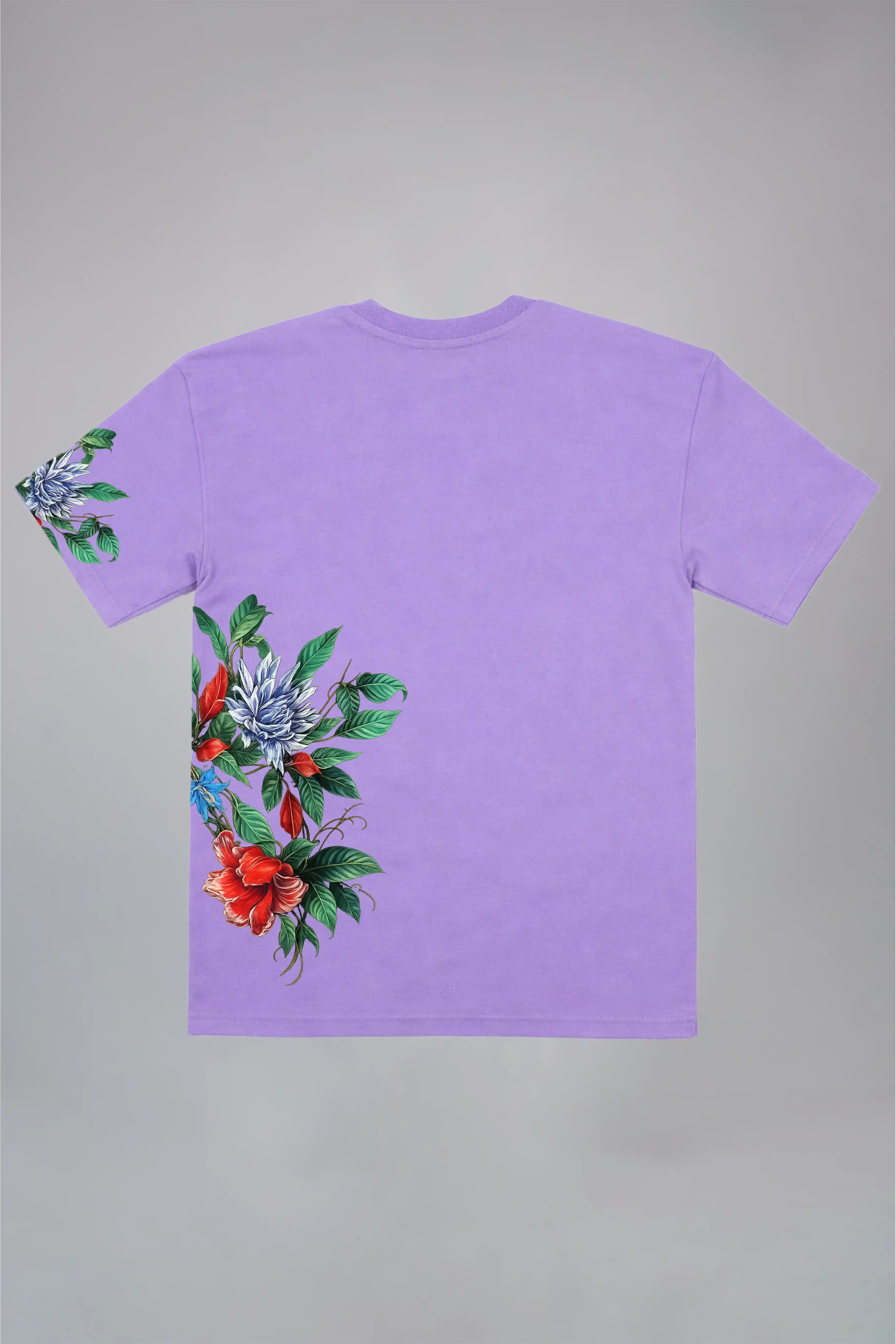 Midnight Floral Black Oversized T-Shirt