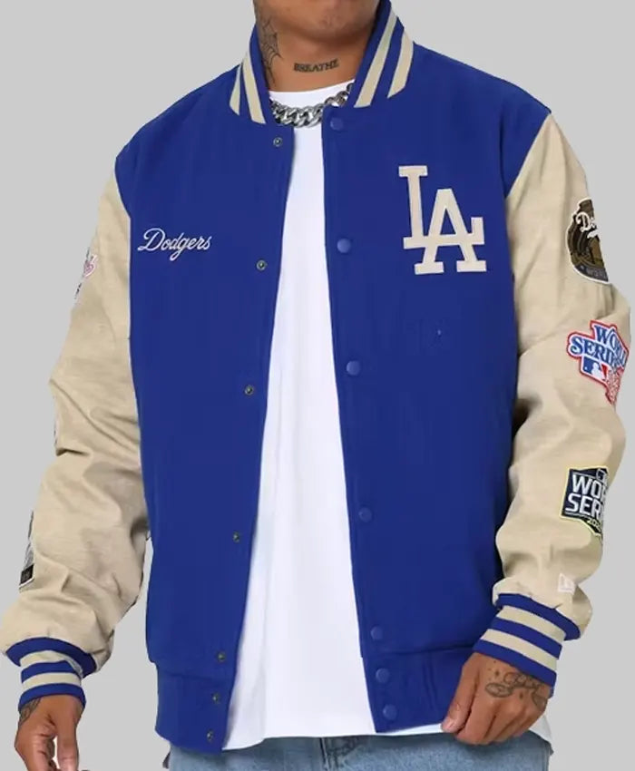 MLB LA Dodgers World Series Varsity Jacket