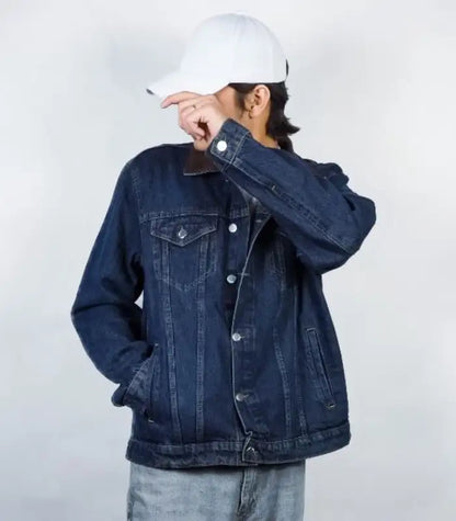 Men's Blue Denim Truck Jacket