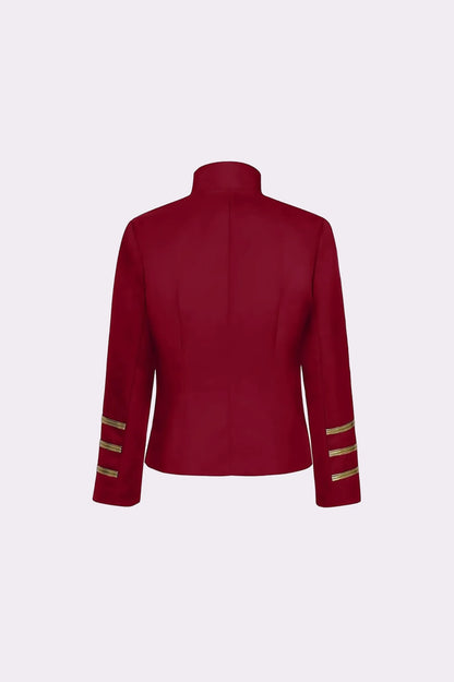 Red Military Parade Jacket