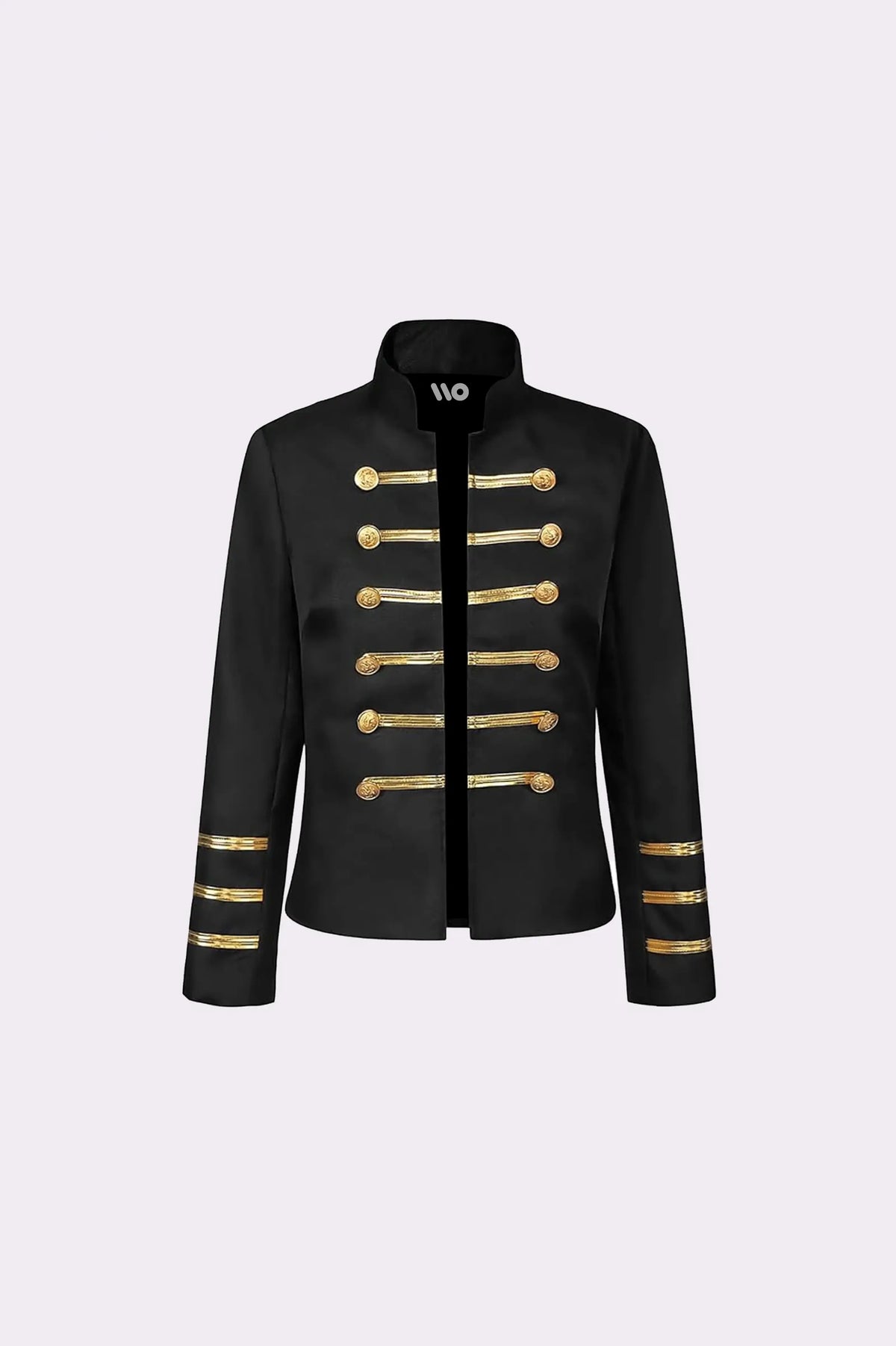 Black Military Parade Jacket