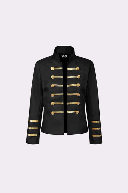 Black Military Parade Jacket