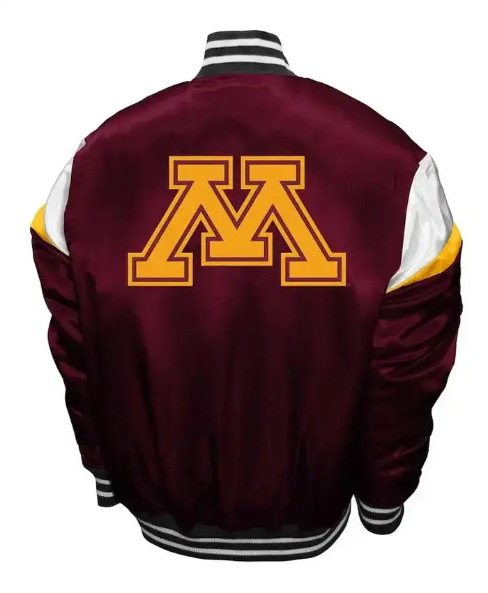 Minnesota Golden Gophers Power Maroon Varsity Jacket