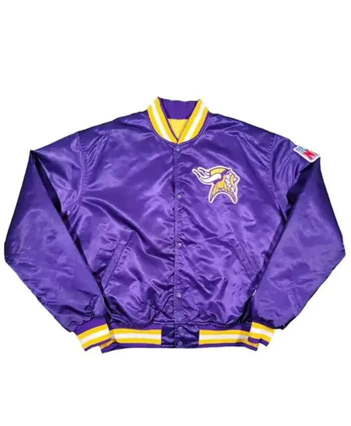 Minnesota Vikings 90s Purple Varsity Jacket