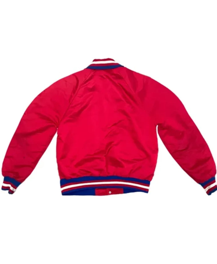 Montreal Canadiens 90s Red Varsity Jacket