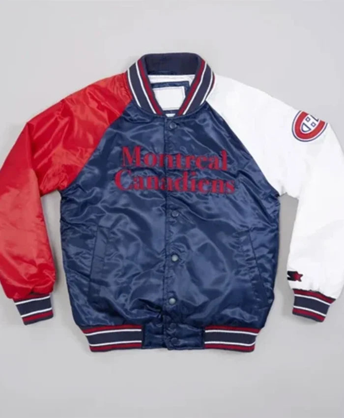 Montreal Canadiens Youth Letterman Varsity Jacket