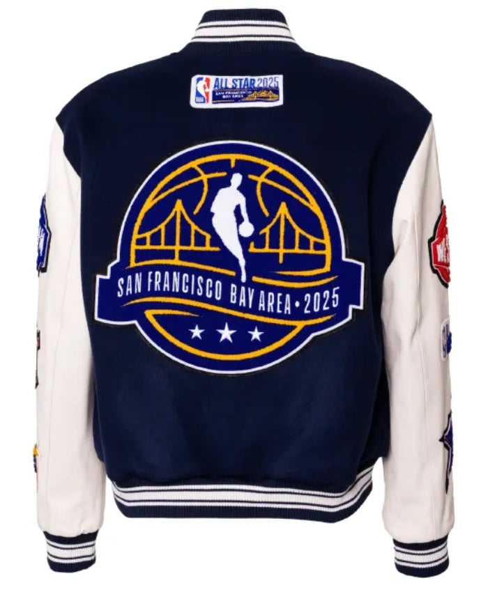 NBA All Star GSW Wool Varsity Jacket