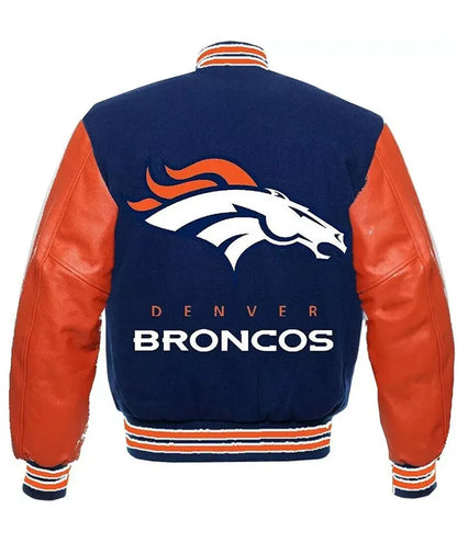 NFL Denver Broncos Letterman Varsity Jacket