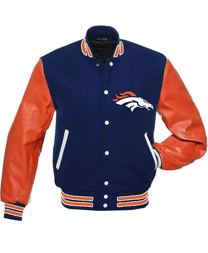 NFL Denver Broncos Letterman Varsity Jacket