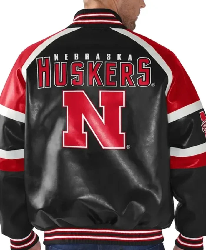 Nebraska Cornhuskers Defense Letterman Varsity Jacket