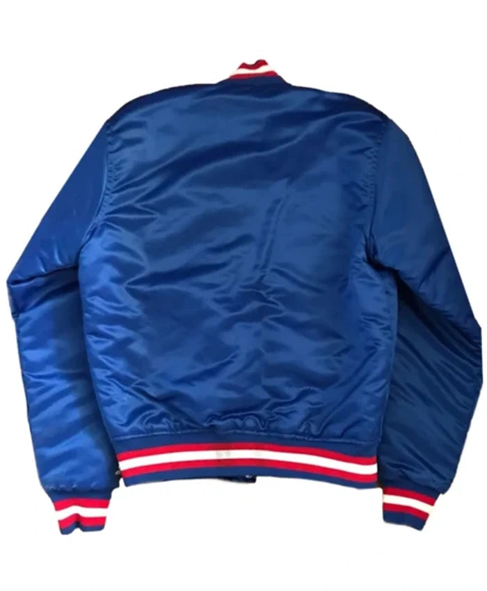 New England Patriots 80s Blue Varsity Jacket
