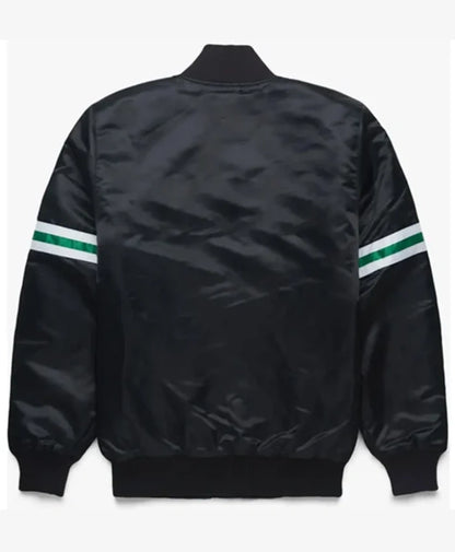 New York Jets Black Letterman Varsity Jacket