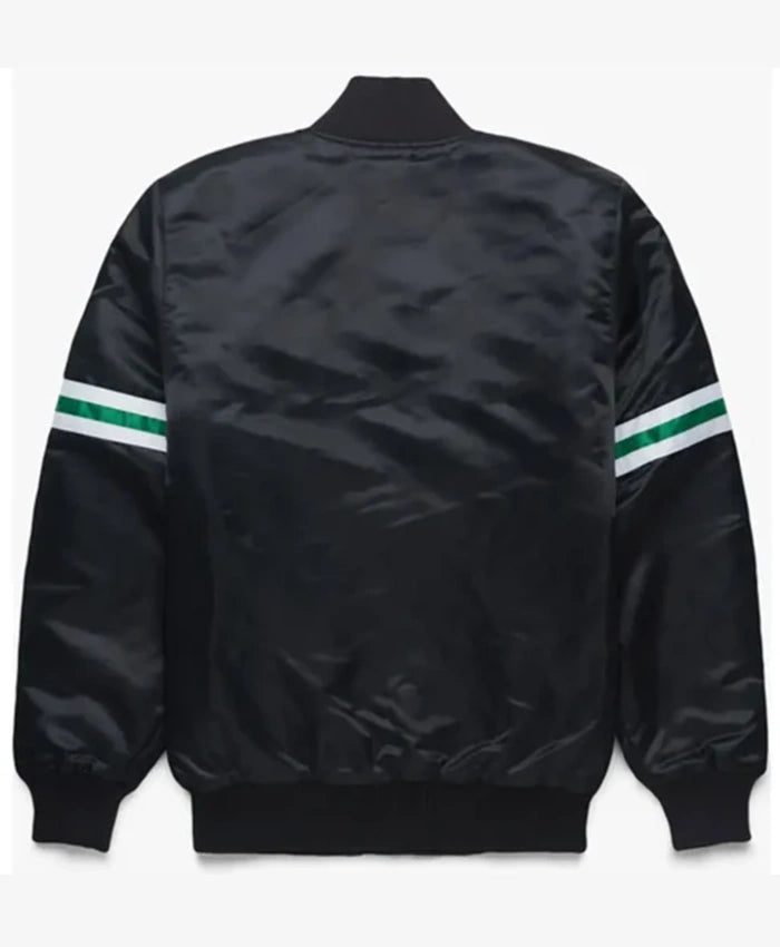 New York Jets Black Letterman Varsity Jacket