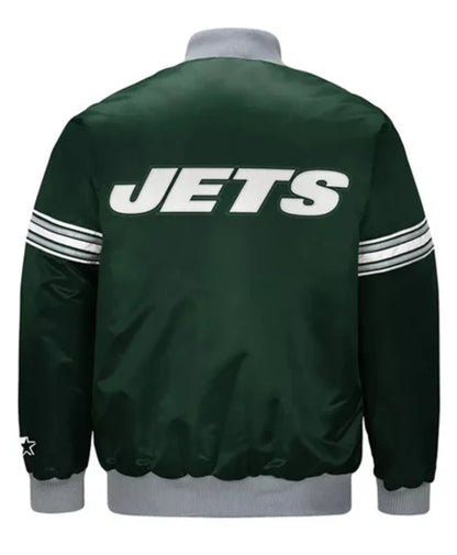 New York Jets Draft Pick Green Varsity Jacket
