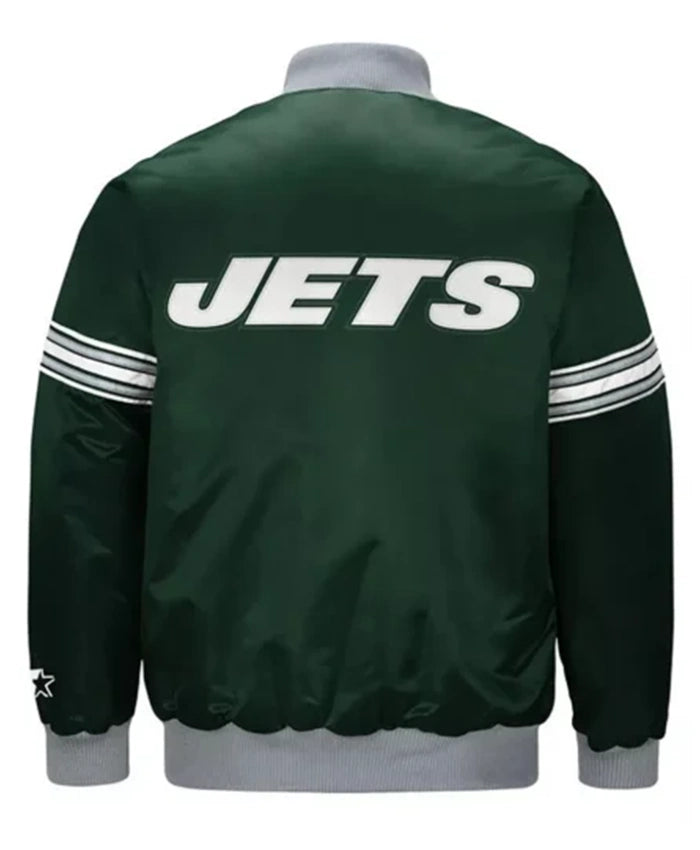 New York Jets Draft Pick Green Varsity Jacket