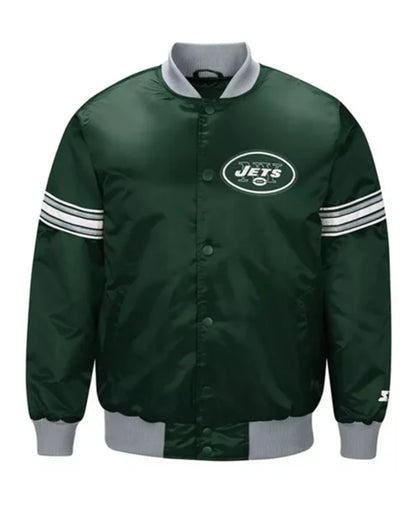 New York Jets Draft Pick Green Varsity Jacket