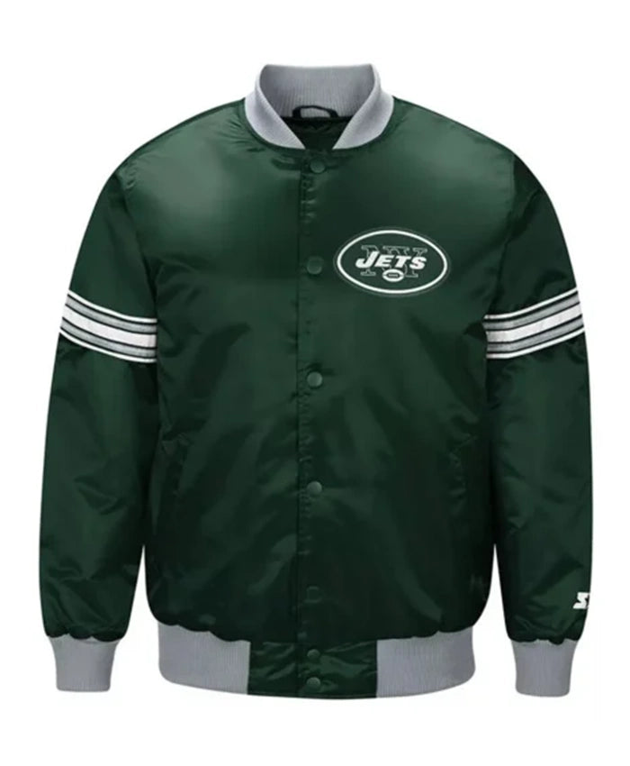 New York Jets Draft Pick Green Varsity Jacket