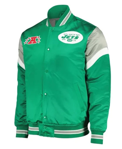 New York Jets Green Heavyweight Varsity Jacket
