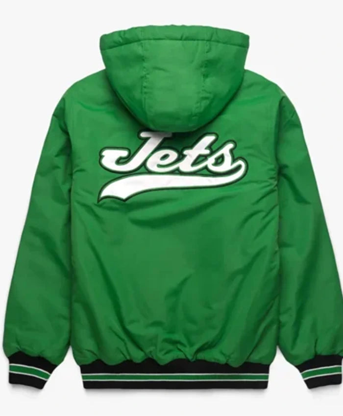 New York Jets Green Hooded Varsity Jacket