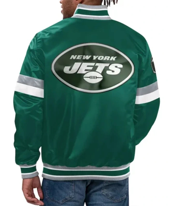 New York Jets Home Game Green Varsity Jacket