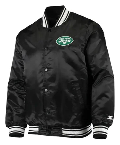 New York Jets Locker Room Black Varsity Jacket