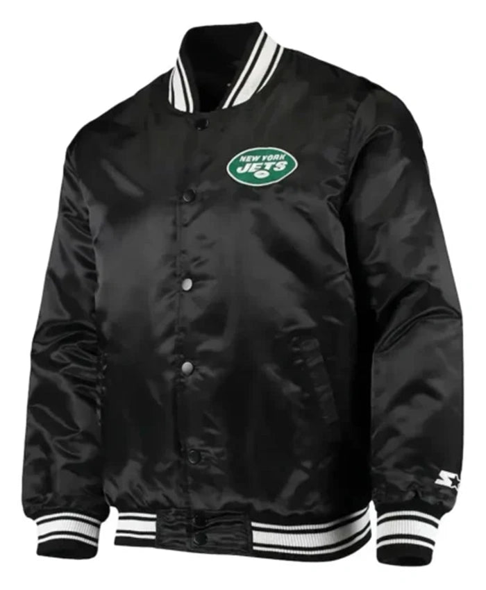 New York Jets Locker Room Black Varsity Jacket