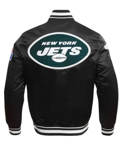 New York Jets Mashup Classic Rib Varsity Jacket