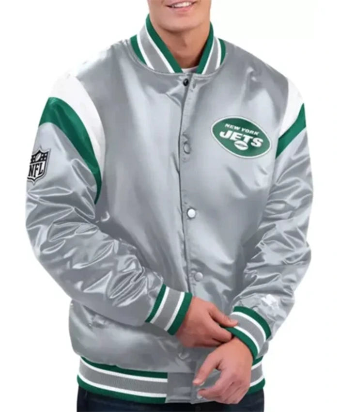 New York Jets Shutout Throwback Varsity Jacket