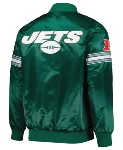 New York Jets The Pick and Roll Green Varsity Jacket